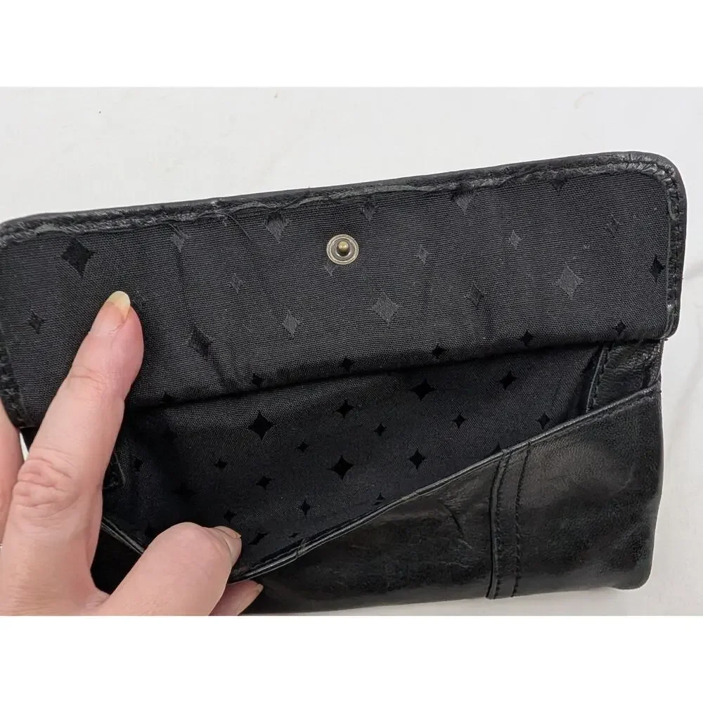 Bundle! Fossil Leather Crossbody Matching Wallet Timeless Capsule Minimalist
